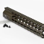 10 inch AR-15 Slim Keymod free float handguard OD Green