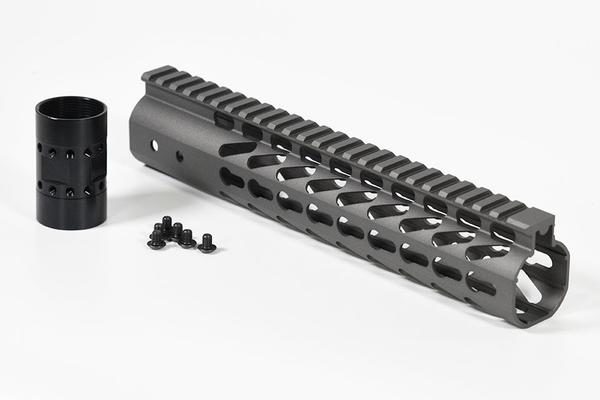 10 inch Slim Keymod free float handguard Rail for the AR-15 rifle