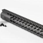 12 inch AR-15 Super Slim Keymod free float handguard in Tungsten Grey