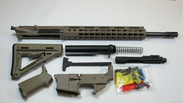 16-300-flat_dark_earth-rifle_kit_with_magpul_fde_furniture_and_lower 300 Blackout Flat Dark Earth FDE Rifle kit with magpul Furniture