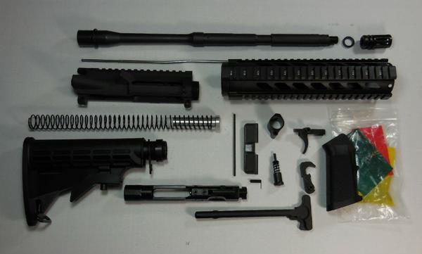 16_inch_ar15_with_10_inch_quadrail_no_lower_1_x_7 16" rifle kit with 10" quadrail No Lower