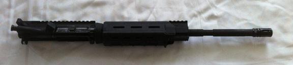 16rhgbmoe_82dc0628-df1e-4410-8082-868428fe2bc4 16" Upper Complete M4 1x9 5.56, Carbine, Single Rail Height Gas Block, Moe Handguard