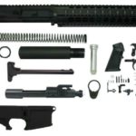 300 10.5 inch blackout pistol kit upper 10" rail assembled with 80% lower