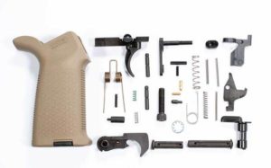DPMS AR-10 308 Lower Parts Kit with Magpul Moe Grip Flat Dark Earth