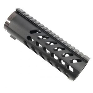 7 inch free float keymod rail with sectional rails
