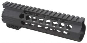 7 inch slim keymod rail with steel barrel nut