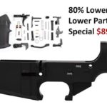 80% Ar-15 Lower Receiver with Mil-spec lower parts kit