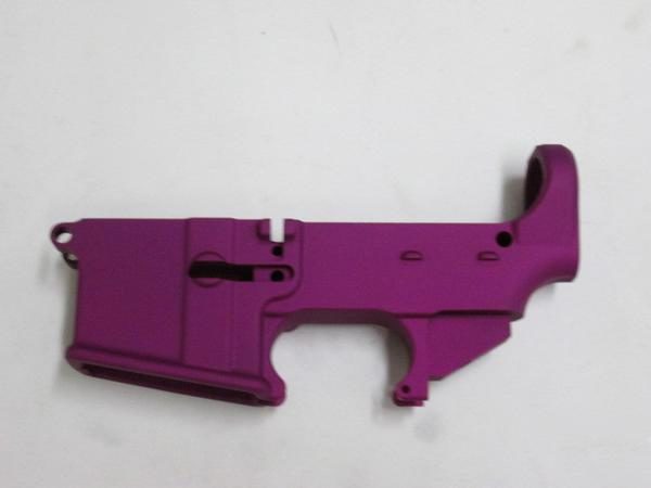 80 lower receiver purple 80% AR 15 purple lower