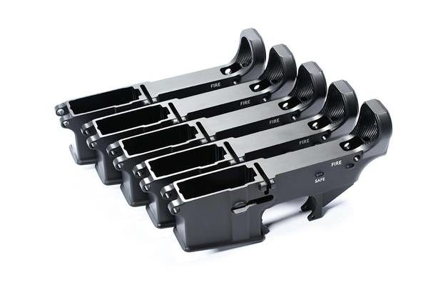 ar-15 lower bulk pack anodized black