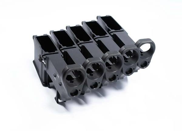 5 Anodized 80% AR-15 Lower Receivers