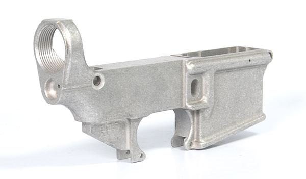 80% AR-15 Lower Receiver Raw without fire and safe markings