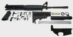 A2 16 inch AR-15 kit with 80 percent lower