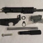 complete black pistol kit with 80% lower