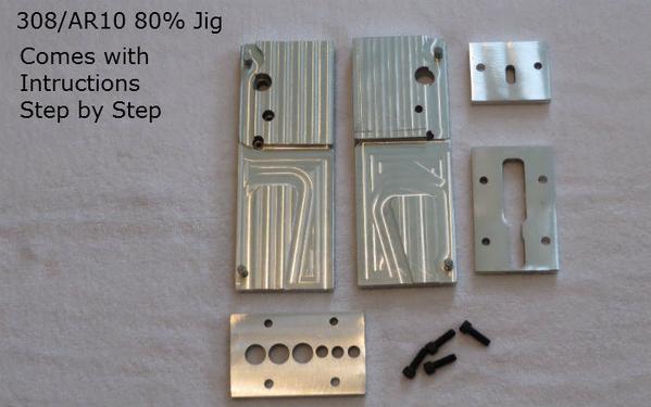 80 perent 308 lower receiver jig for completing 308 DPMS style 80% Lower