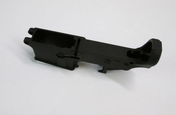 ar-15 lower receiver top view showing upper lug cut out