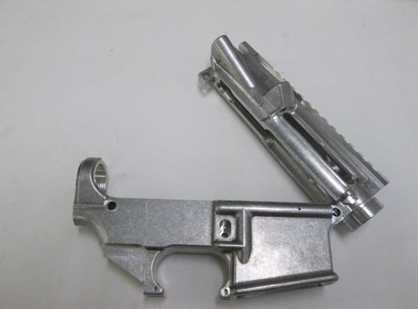 ar-15 raw upper and lower set