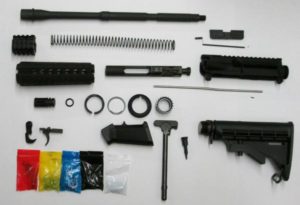 AR-15 complete rifle kit without 80% lower