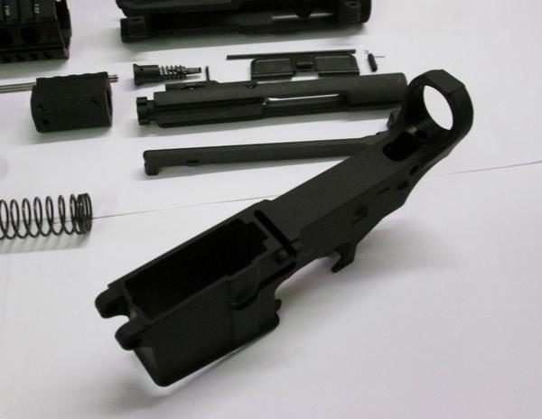 80 percent lower with 10.5 inch pistol kit