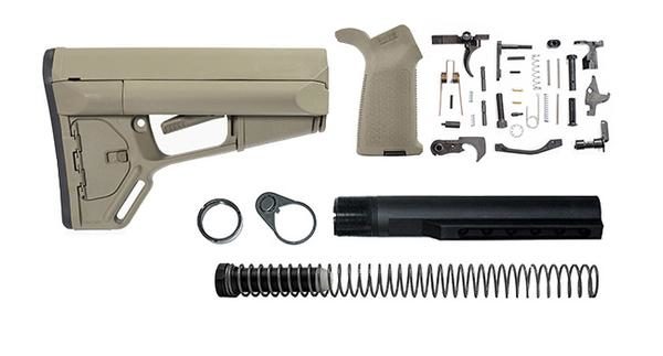 Magpul ACS Lower Build Kit Stock, Lower parts kit, grip hardware - Flat Dark Earth