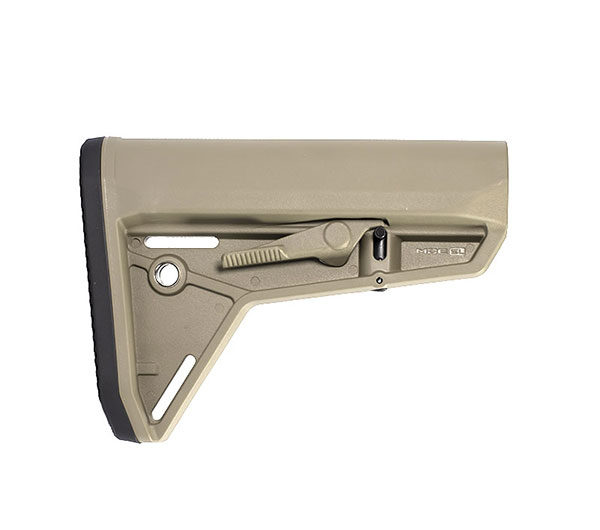 magpul-moe-sl-mil-spec-stock-flat-dark-earth-right magpul Moe SL slim line mil-spec stock in Flat dark earth