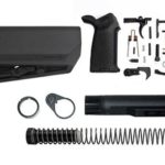 magpul moe SL-S lower build kit with stock, lower parts kit, and stock hardware - Black