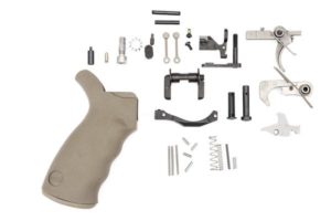 spike's tactical AR-15 Enhanced Lower Parts Kit flat dark earth