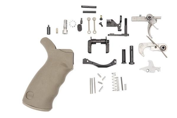 spike's tactical AR-15 Enhanced Lower Parts Kit flat dark earth