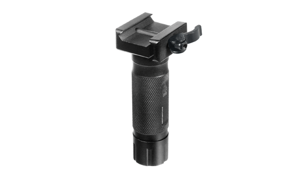 utg-3-6-combat-covert-ops-qd-lever-mount-metal-foregrip_grande utg 3.6 inch covert op lever mount metal foregrip