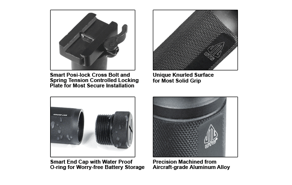 utg leapers qd lever mount metal foregrip
