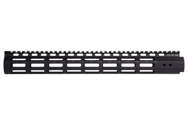 utg pro AR-15 15" super slim free float M-lok handguard black