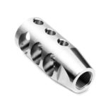 308 compact stainless steel muzzle brake - 5/8x24