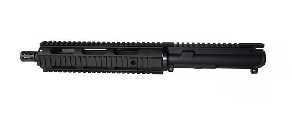 10.5" heavy barrel ar-15 pistol upper with 10" quad rail