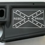 80% lower with laser engraved confederate flag rebel pride