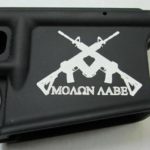 Molon Aabe with rifles 80 percent lower