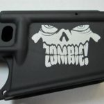 80% lower with laser engraved zombie head