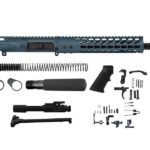 10.5" ar-15 pistol kit titanium blue cerakote 10 inch keymod