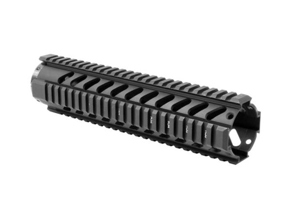MT061 AIM Sports AR-15 10" Free Float Quad Rail in Black