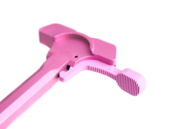 Tiger Rock AR-15 Battle Hammer Charging Handle with Oversized Latch in Pink
