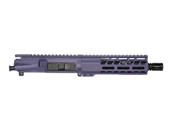 ghost-7-inch-300-blackout-pistol-upper-tactical-grape-purple ghost purple 300 blackout pistol upper mlok handguard