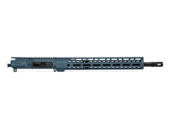 ghost-firearms-1614-556-nato-upper-blue-titanium1 Ghost Firearms Elite 16″ 5.56 NATO Rifle Upper (No BCG, No Charging Handle) – Blue Titanium