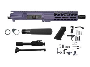 ghost rifles purple 7.5" pistol kit 5.56 with mlok handguard