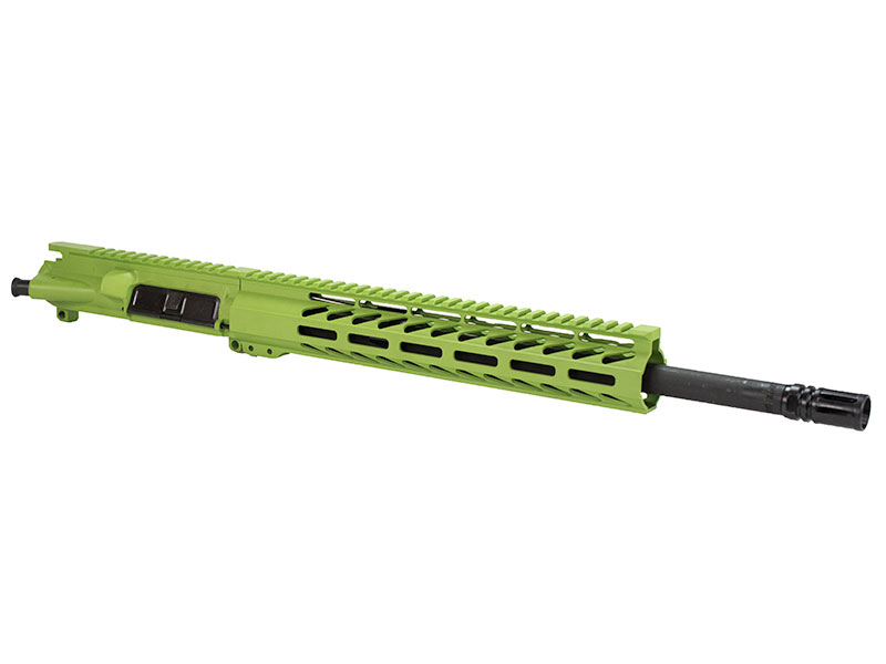 16-300-Blackout-upper-with-matching-12-Mlok-Zombie-Green-Handguard