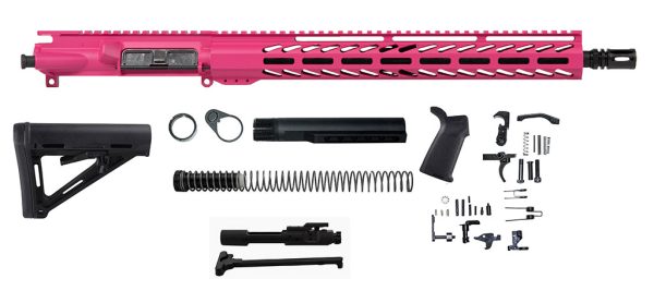 AR15-Rifle-16-Pink-House-Mlok-kit-no-lower