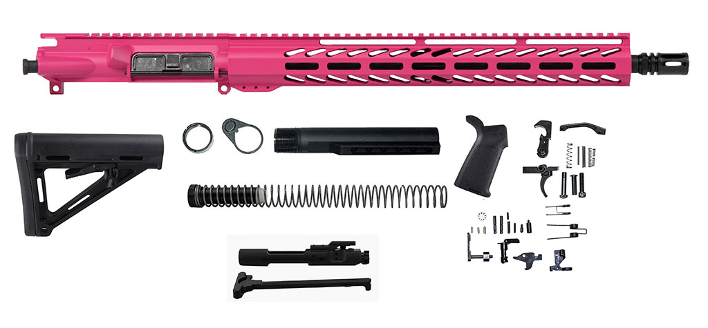 AR15-Rifle-16-Pink-House-Mlok-kit-no-lower